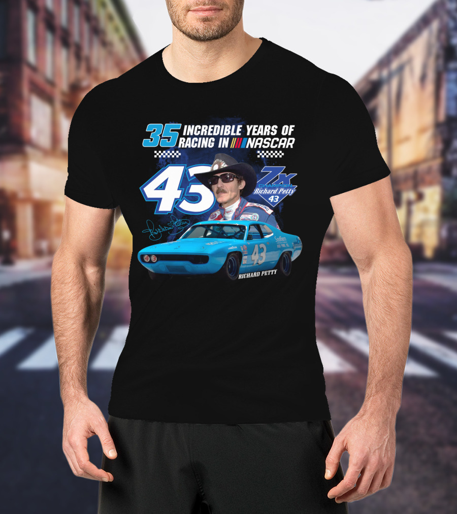 Incredible Years Of Racing In Nascar Richard Petty T-Shirt