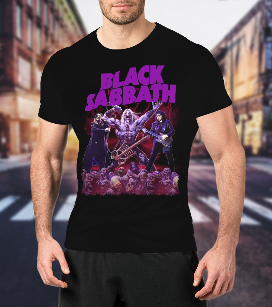 Black Sabbath Zombie Warrior Concert T-Shirt