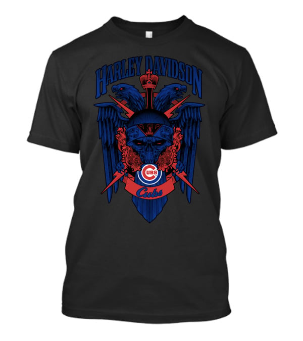 Harley Davidson Cubs Mlb Chicago Cubs T-Shirt