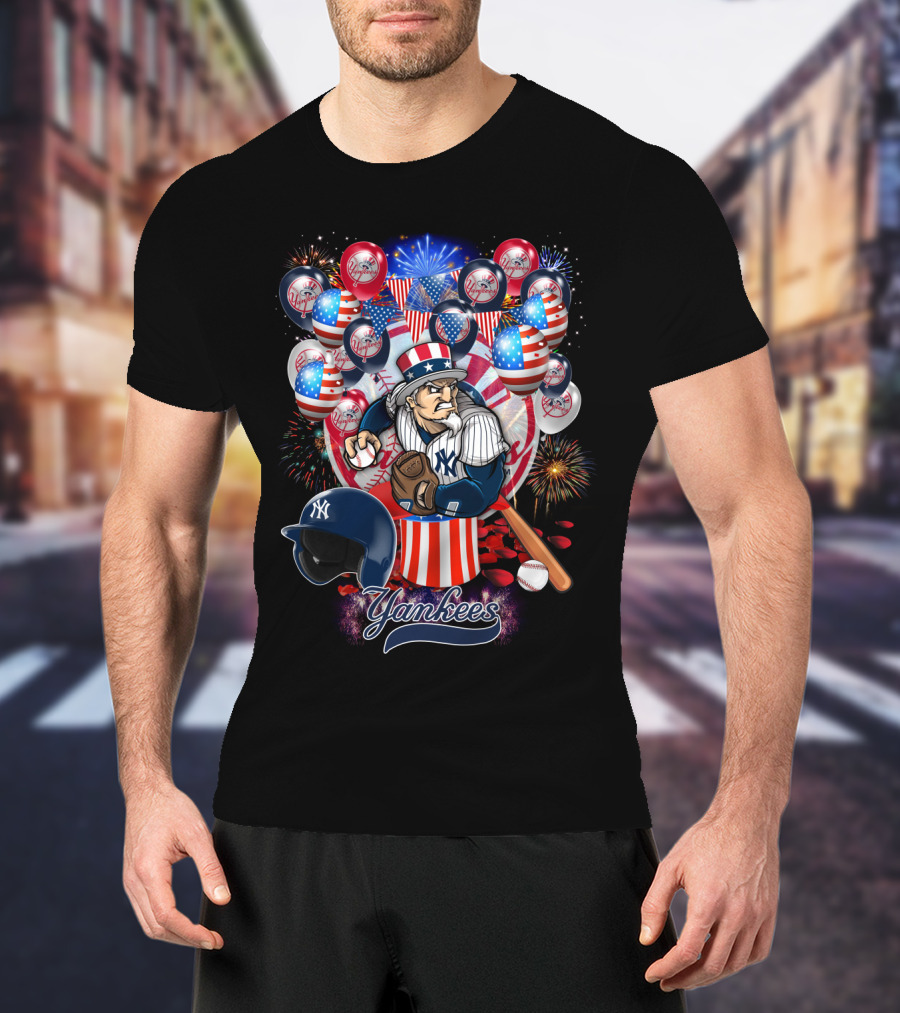 Yankees Fireworks Celebration Mlb 137 Tvl T-Shirt