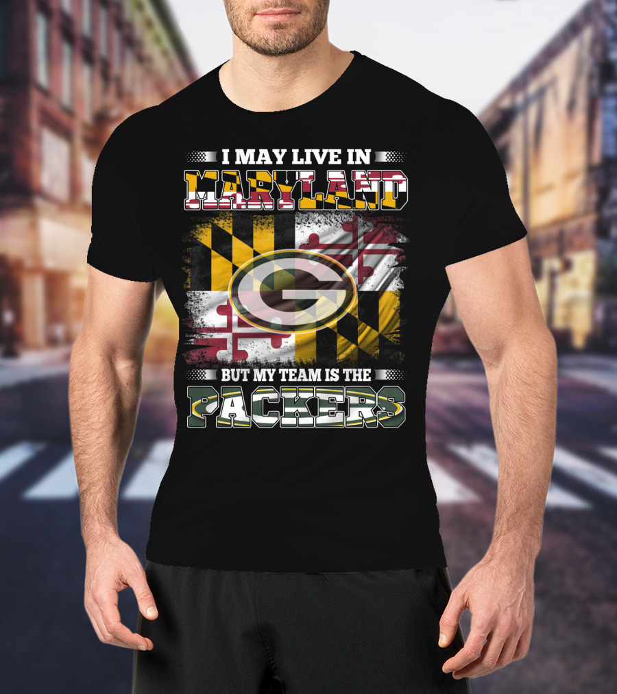 Maryland Pride Green Bay Packers Fan Loyalty T-Shirt