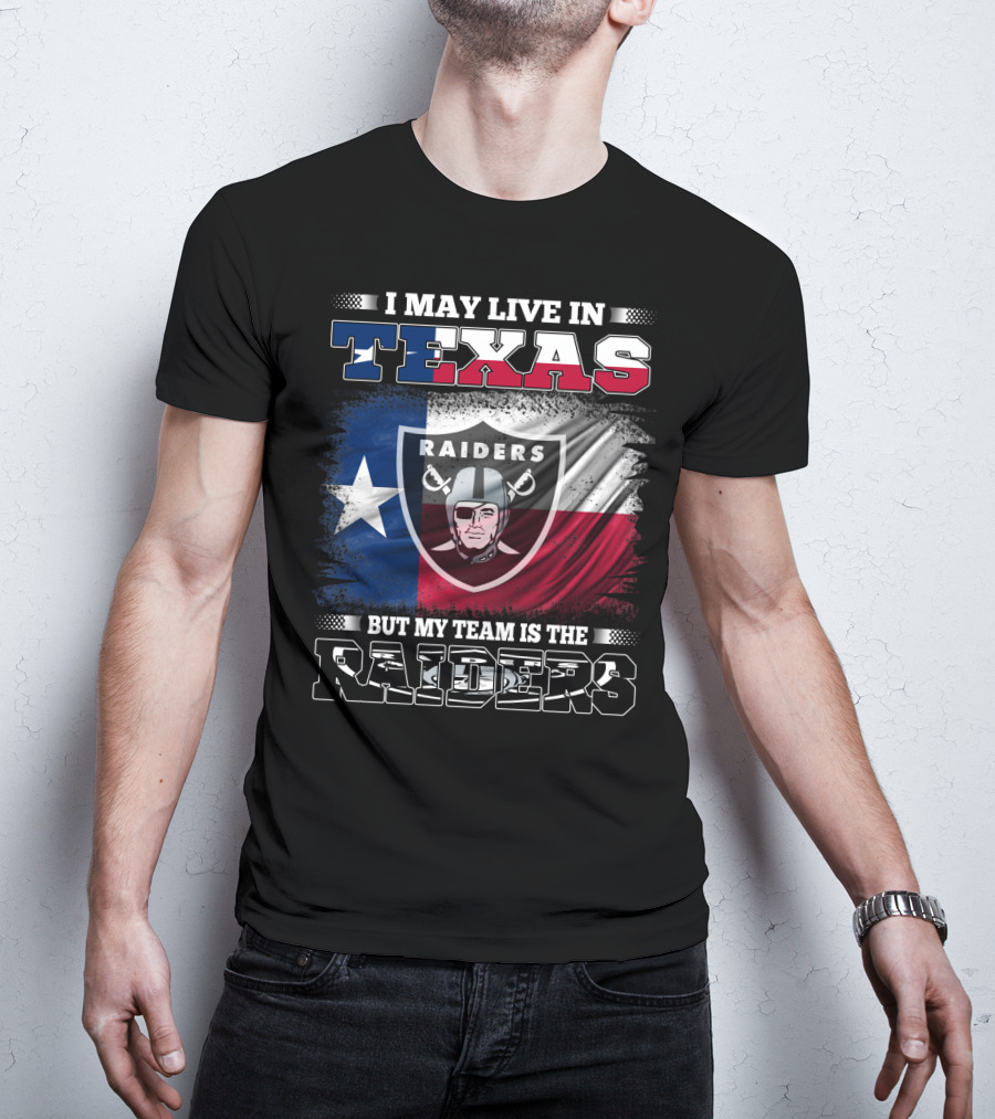 Texas Pride NFL Fans: Raiders Team Loyalty T-Shirt