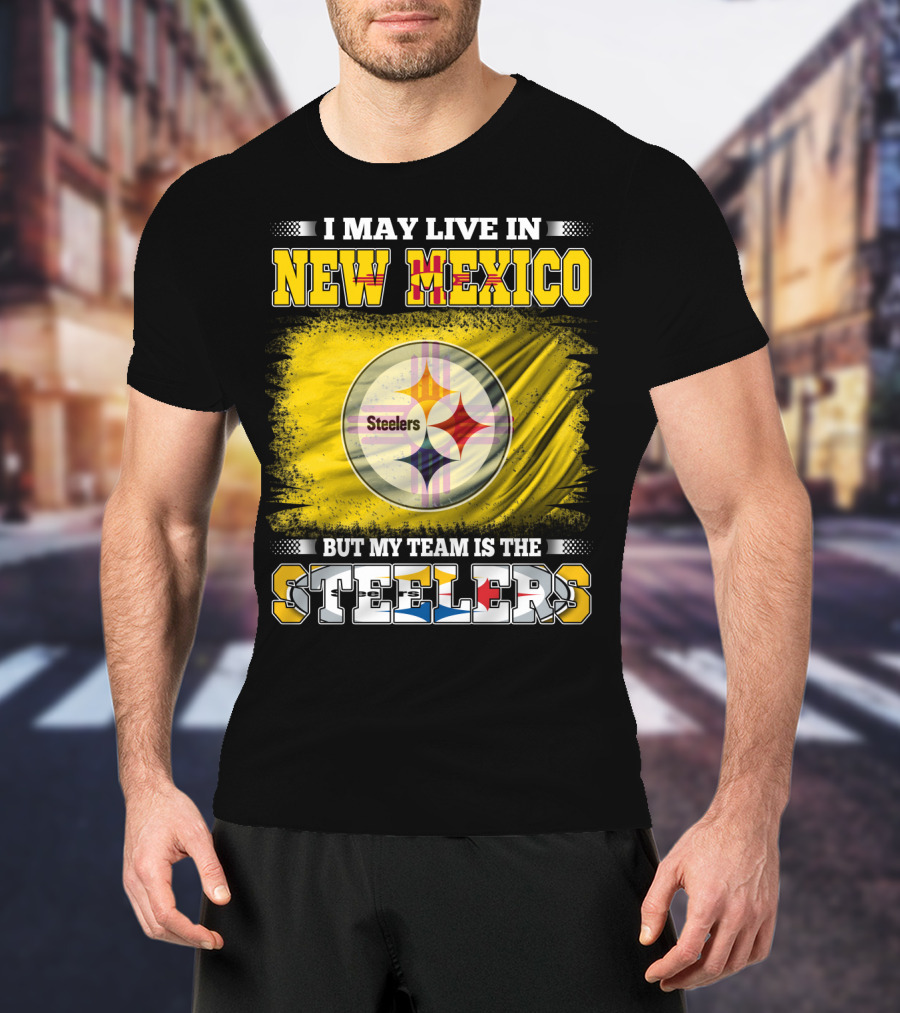 New Mexico Fan Of The Steelers Team T-Shirt