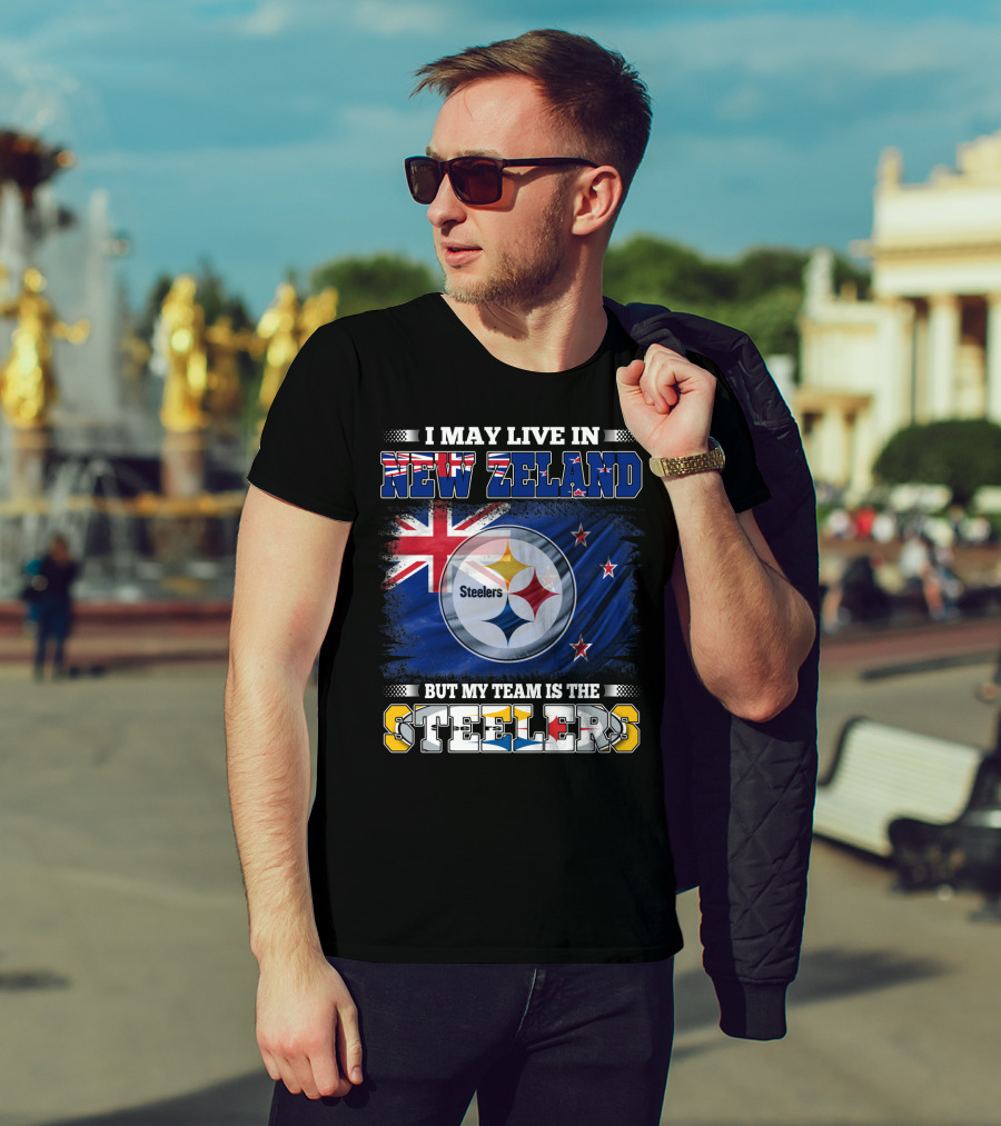 New Zeland Pride With Steelers Loyalty And Flags T-Shirt