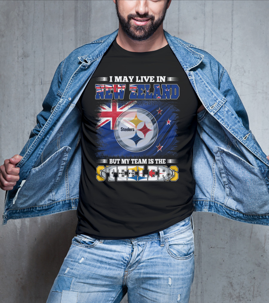 New Zeland Pride With Steelers Loyalty And Flags T-Shirt