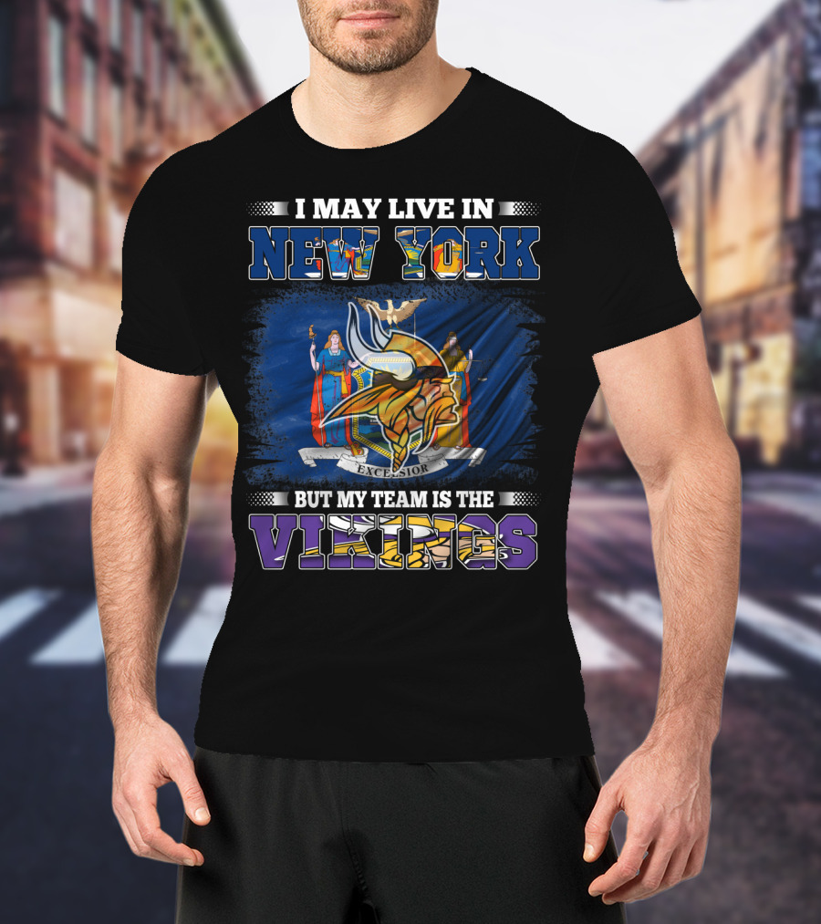 New York State Pride Minnesota Vikings Team Allegiance T-Shirt