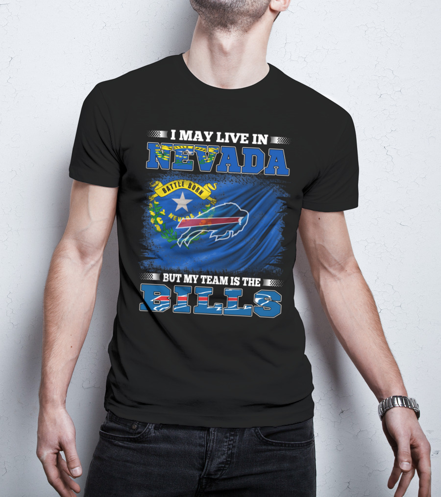Nevada Born Loyalty With Buffalo Bills Team Pride T-Shirt