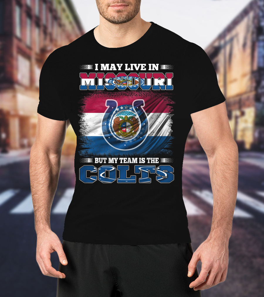 Missouri Roots Colts Loyalty Shows State Flag Pride T-Shirt