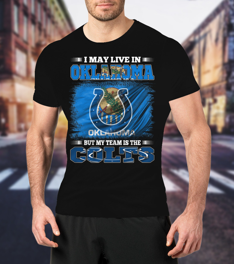 Oklahoma Loyalty Colts Fan Flag Pride T-Shirt
