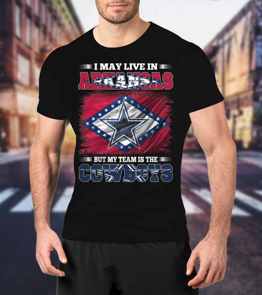 Arkansas Resident Proudly Supports The Cowboys Team T-Shirt