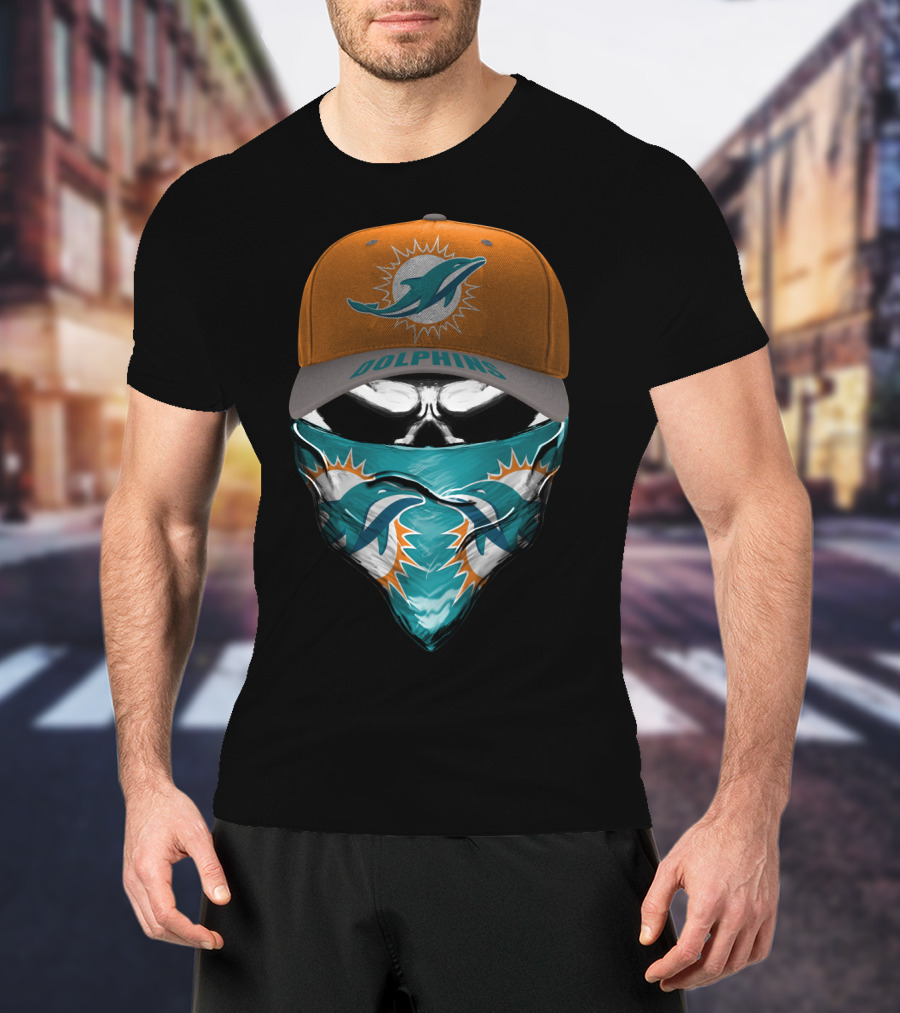 MIAMI DOLPHINS DOLPHINS Cap And Bandana T-Shirt