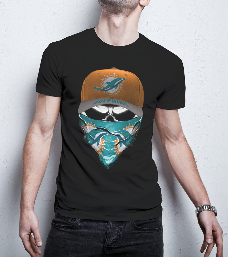 MIAMI DOLPHINS DOLPHINS Cap And Bandana T-Shirt