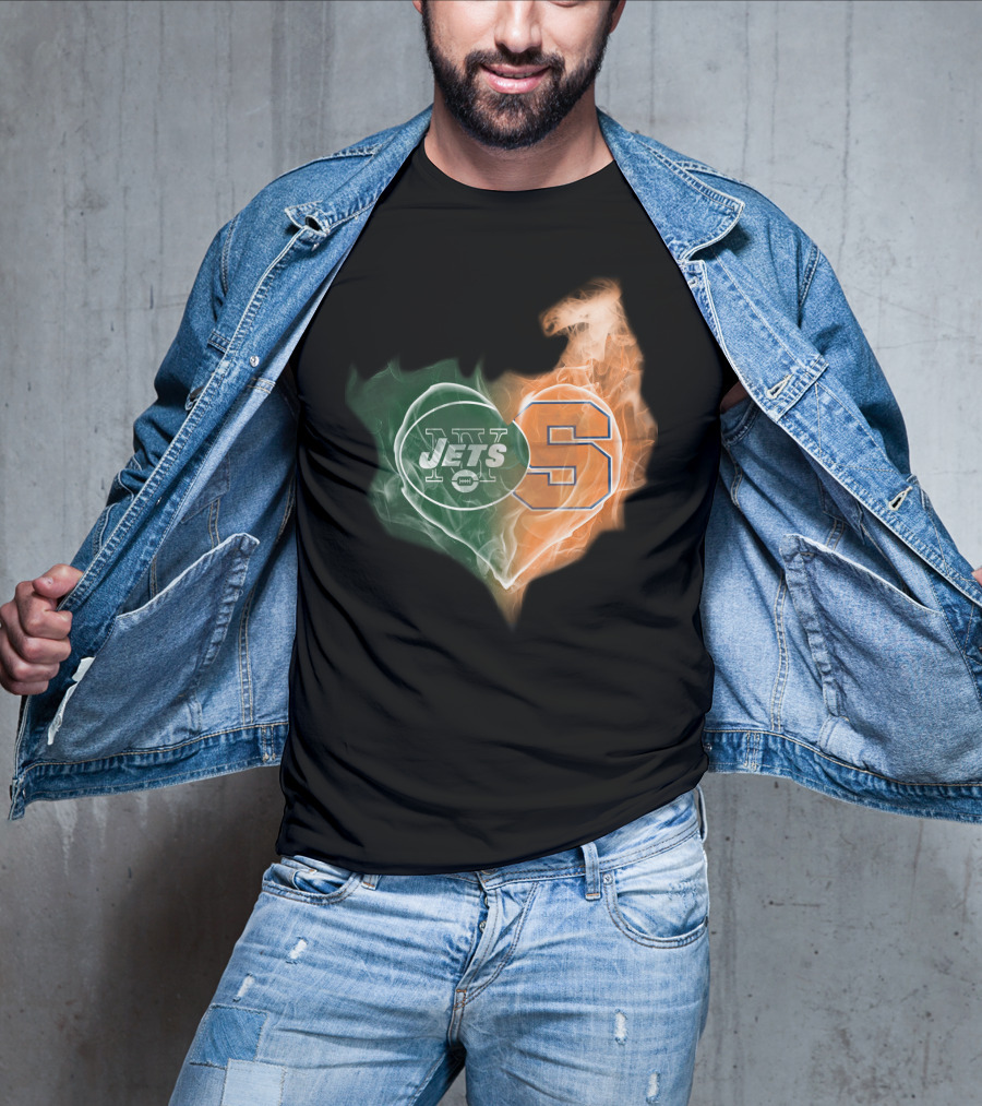 Jets Syracuse S Heart Fusion T-Shirt