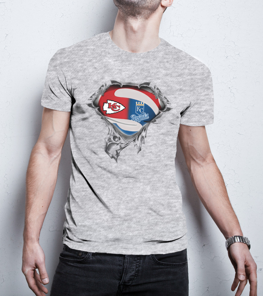 Kansas City Chiefs And Royals Super Combo 3D T-Shirt