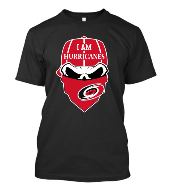 Carolina Hurricanes Skull Mask I Am Hurricanes T-Shirt