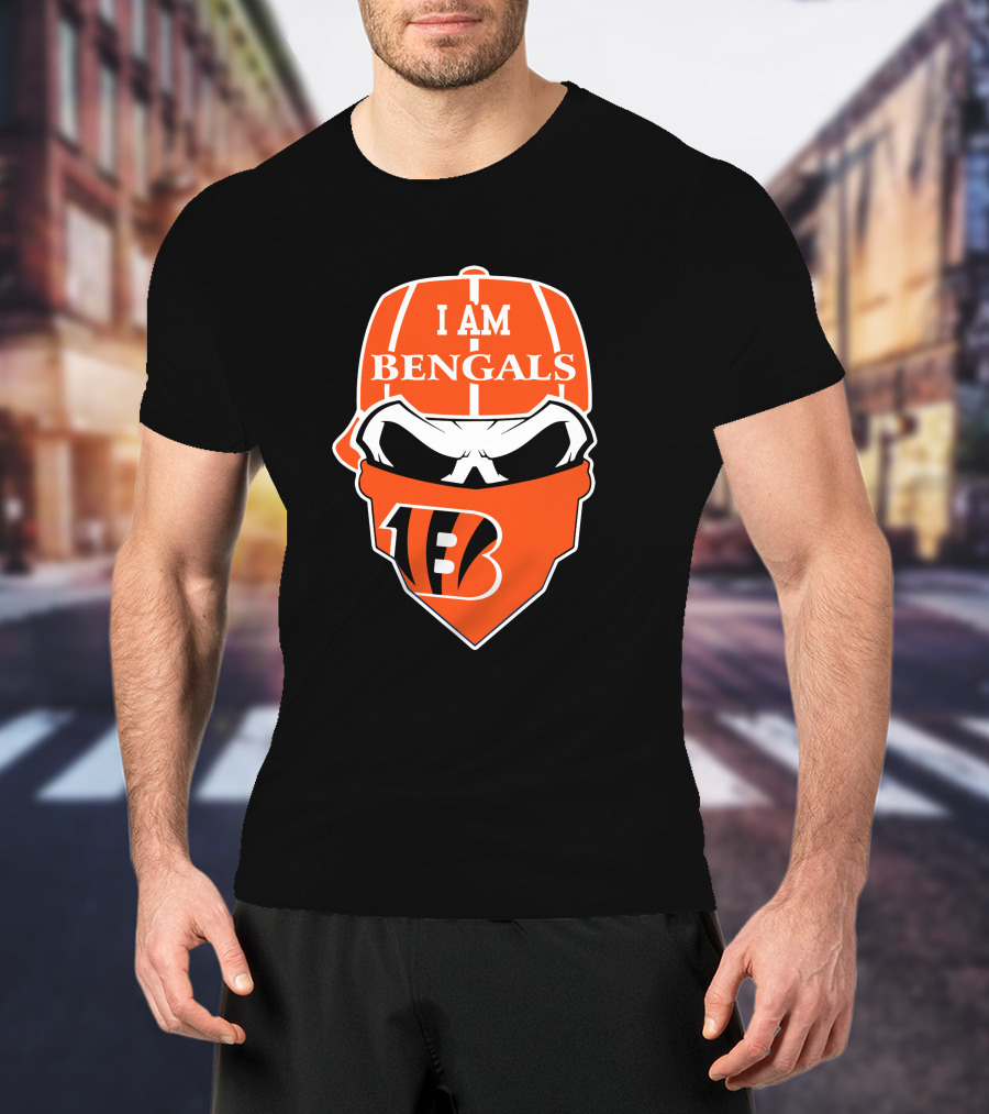 I Am Bengals Skull Cincinnati T-Shirt
