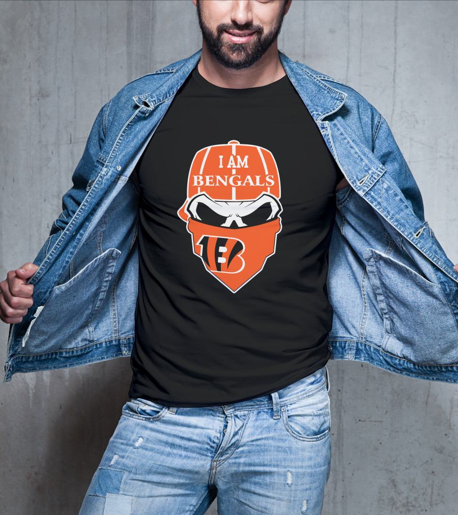 I Am Bengals Skull Cincinnati T-Shirt
