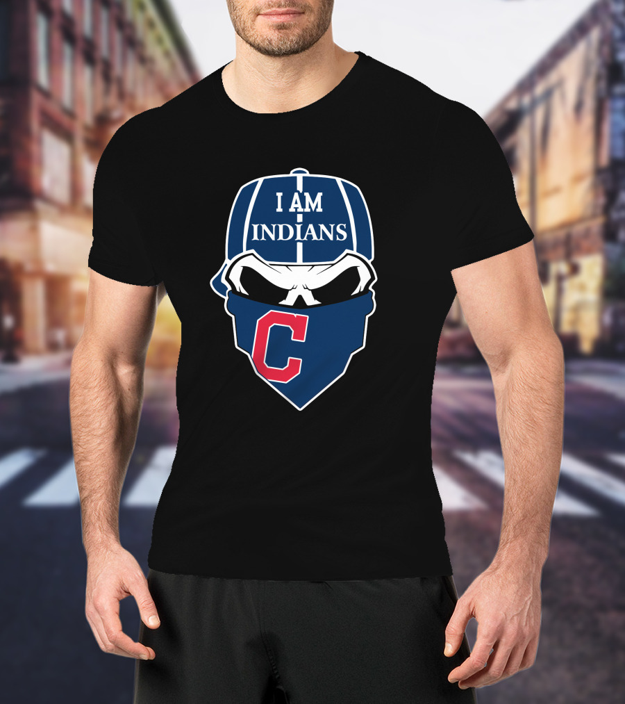 I Am Indians Skull C T-Shirt