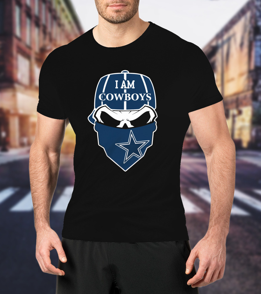 I Am Cowboys Skull Star T-Shirt