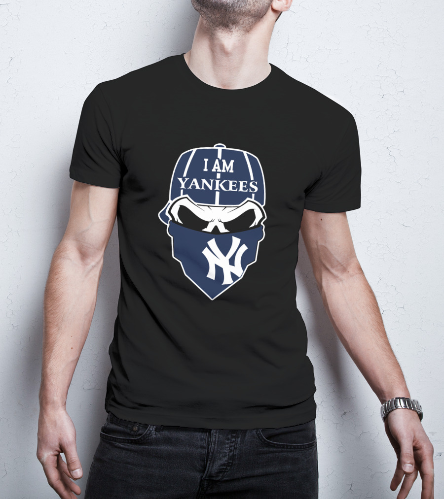I Am Yankees Skull New York Yankees T-Shirt