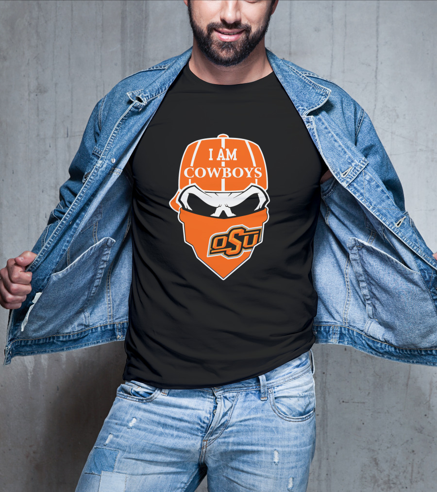 I Am Cowboys Osu Skull Oklahoma State T-Shirt