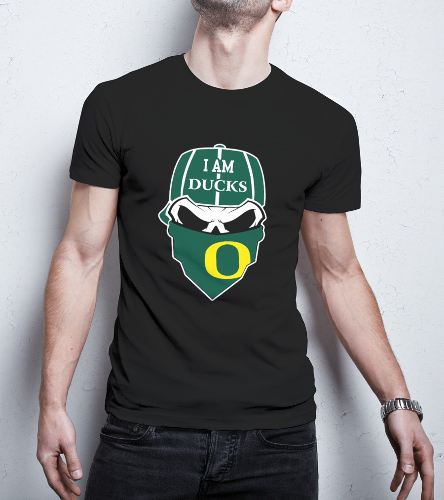 I Am Ducks Oregon Ducks Skull O T-Shirt