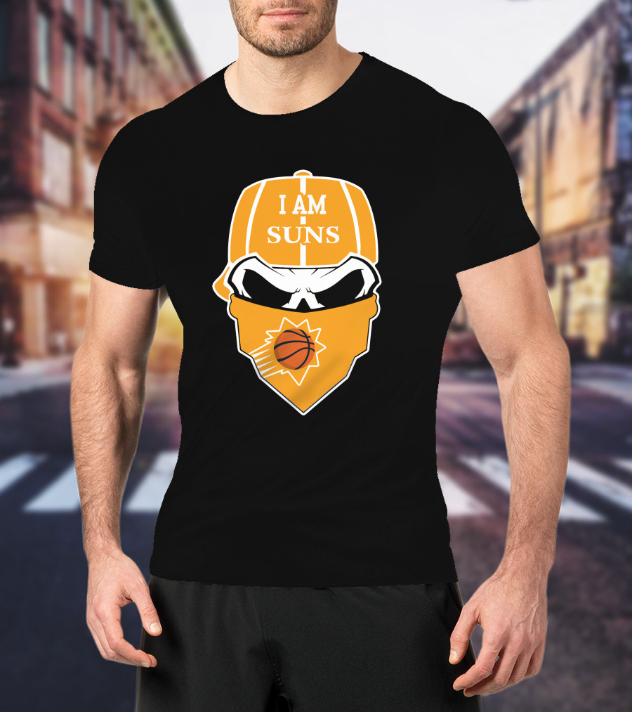 I Am Suns Phoenix Suns Skull Basketball T-Shirt