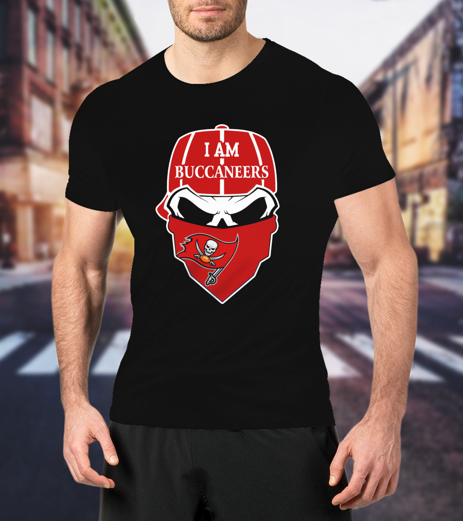 I Am Buccaneers Skull Tampa Bay Buccaneers T-Shirt