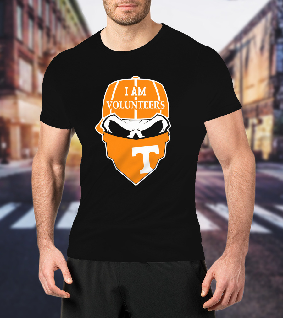 Tennessee Volunteers Skull I Am Volunteers T T-Shirt