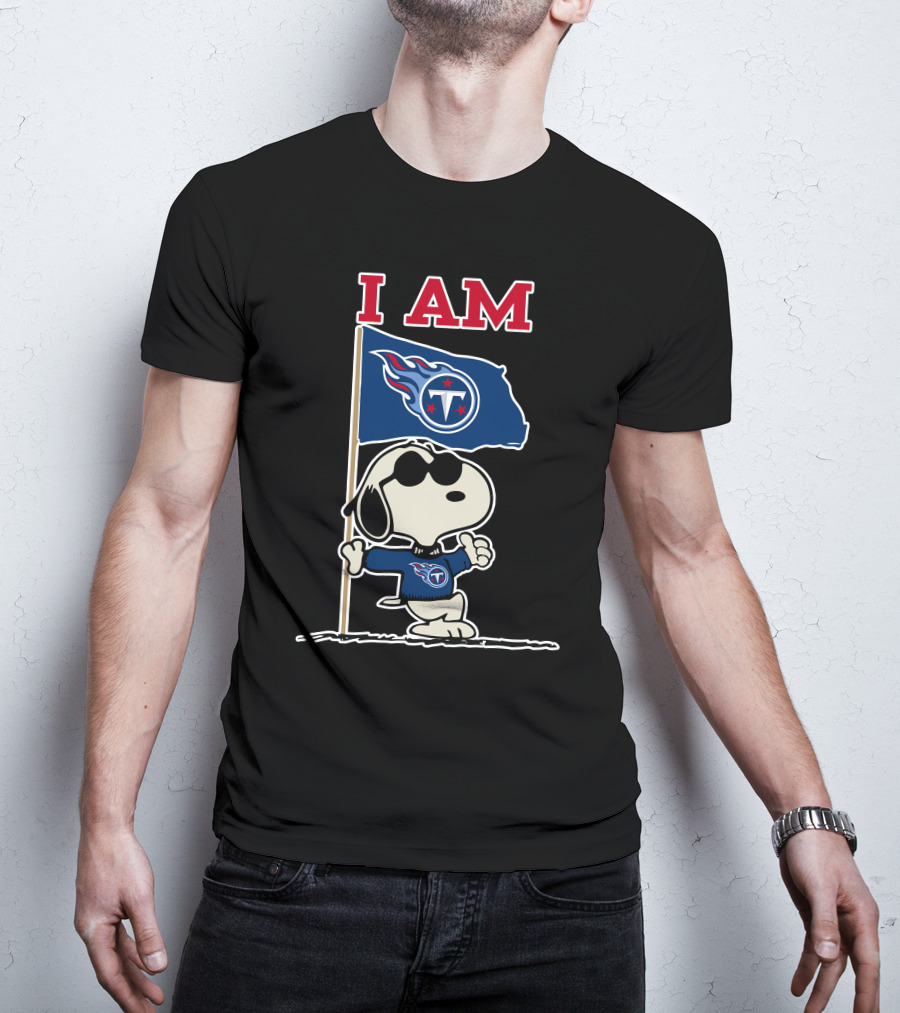 I Am Tennessee Titans Snoopy T-Shirt