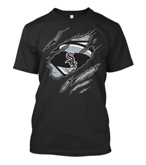 Chicago White Sox Superman Logo Tear T-Shirt