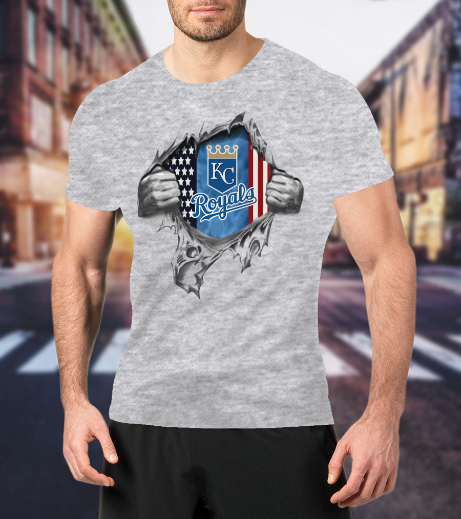 Kansas City Royals American Flag Kc Royals T-Shirt