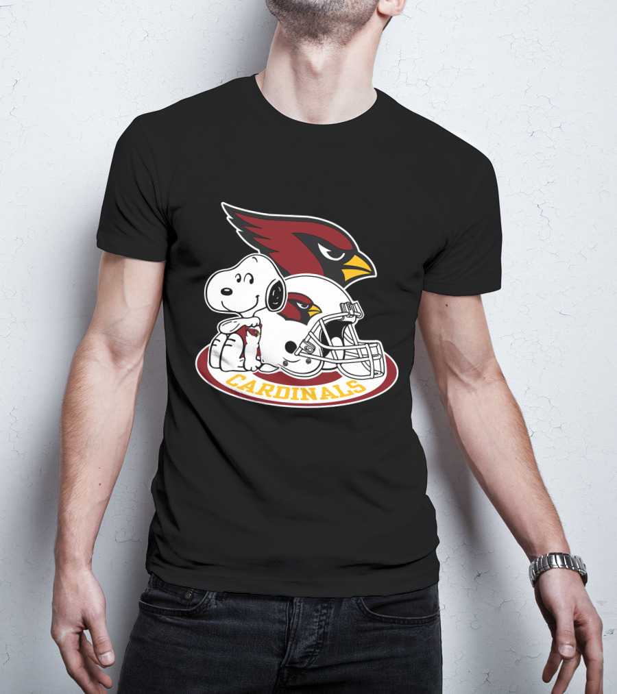 Arizona Cardinals Snoopy Football Team Helmet Icon 2 T-Shirt