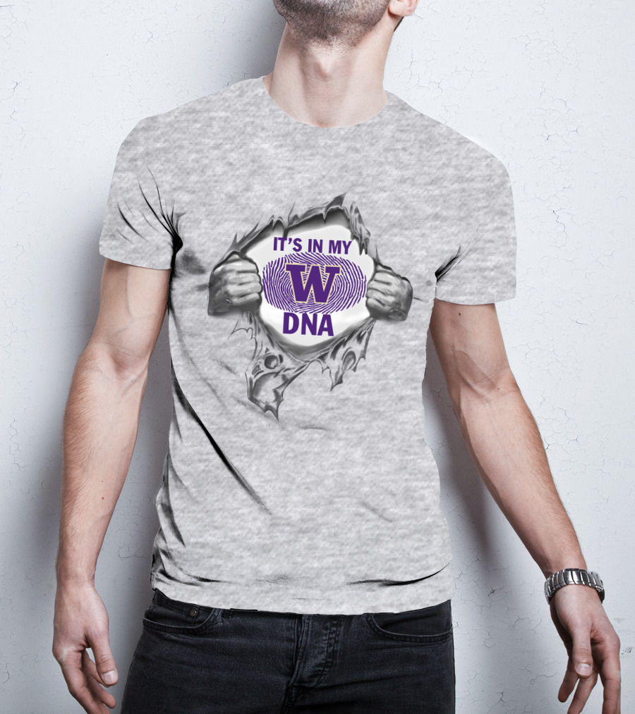 It's In My Dna W Washington Huskies T-Shirt