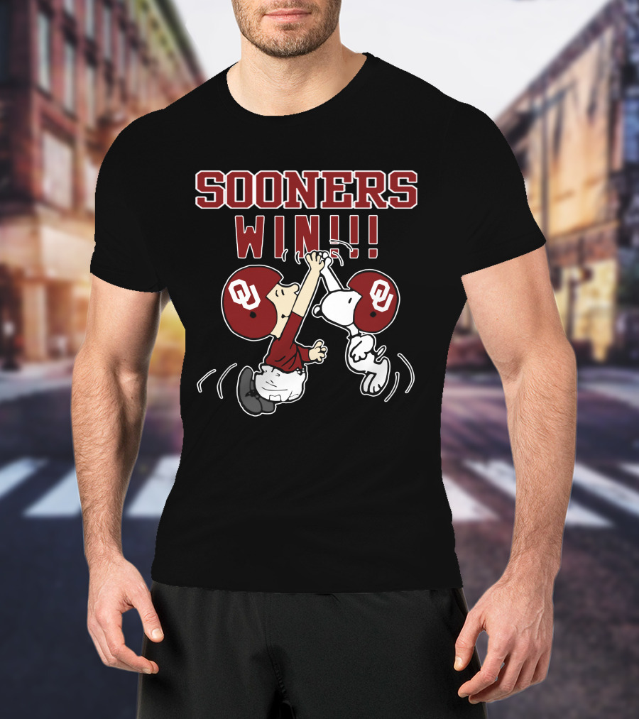 Sooners Win Ou Team Celebration T-Shirt