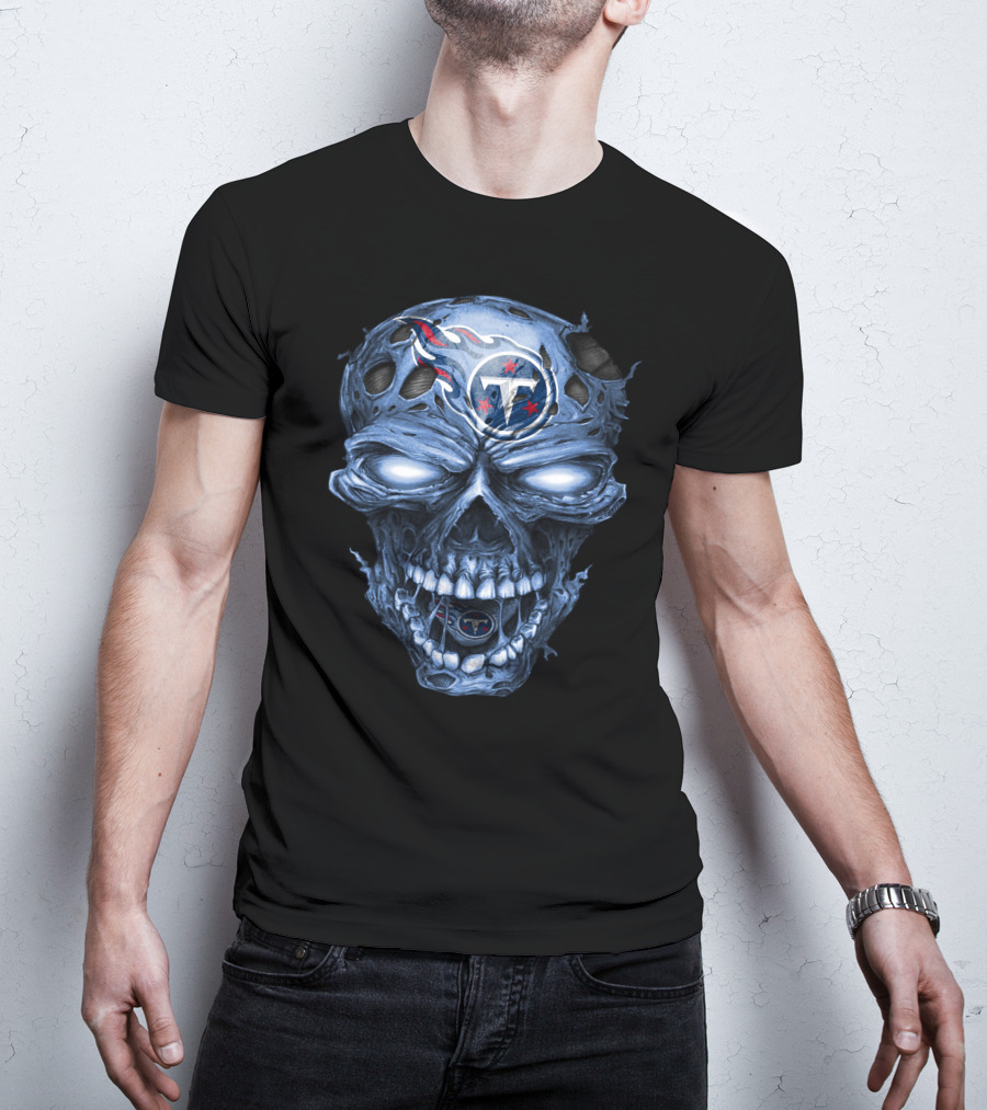 Tennessee Titans Skull T-Shirt
