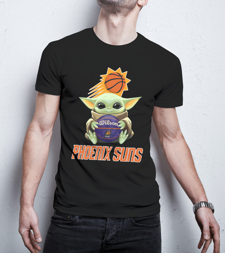 Phoenix Suns Baby Yoda Wilson Basketball T-Shirt
