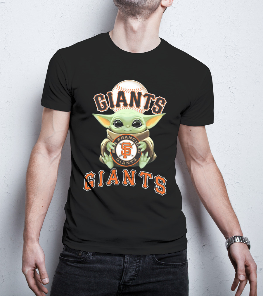 San Francisco Giants Baby Yoda Giants Baseball T-Shirt