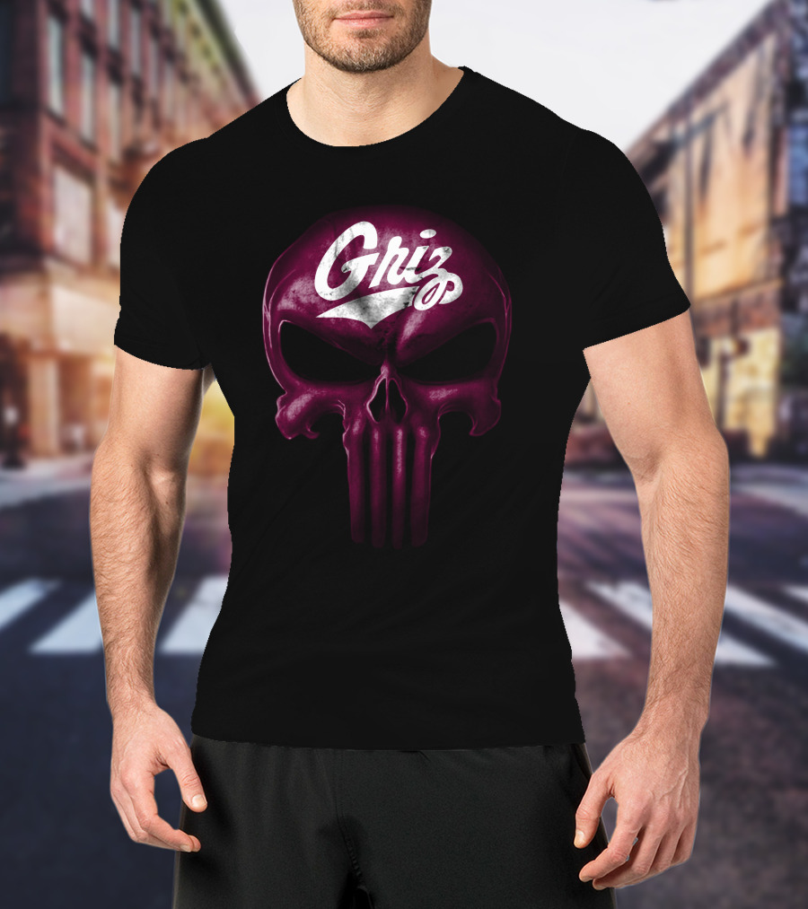 Griz Skull Montana Grizzlies T-Shirt