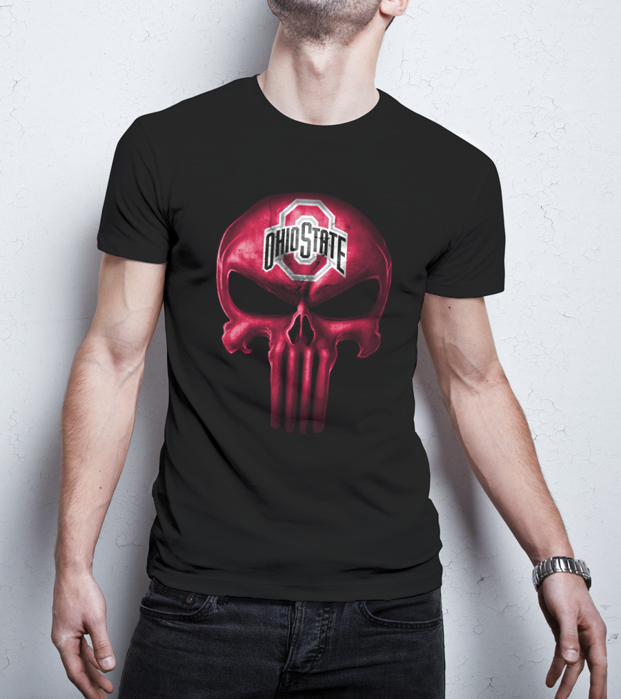 Ohio State Buckeyes Skull T-Shirt