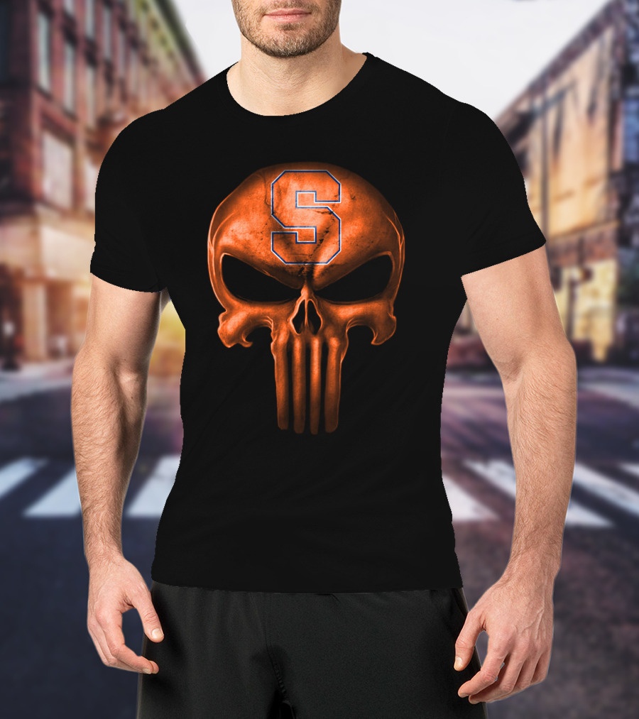 Syracuse Orange Skull Logo S T-Shirt