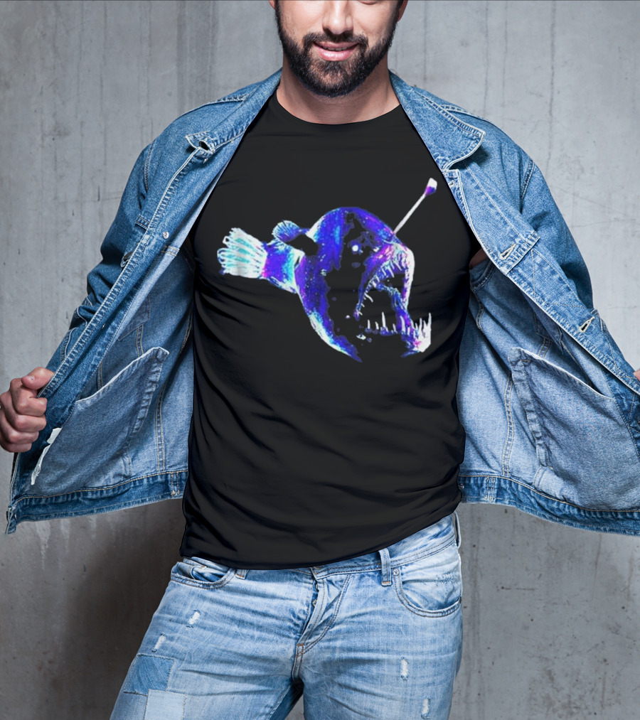 Angler Fish Night Glow Deep Sea Creature T-Shirt