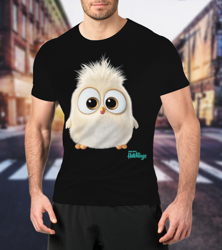Angry Birds Hatchlings Cute Fuzzy Character T-Shirt