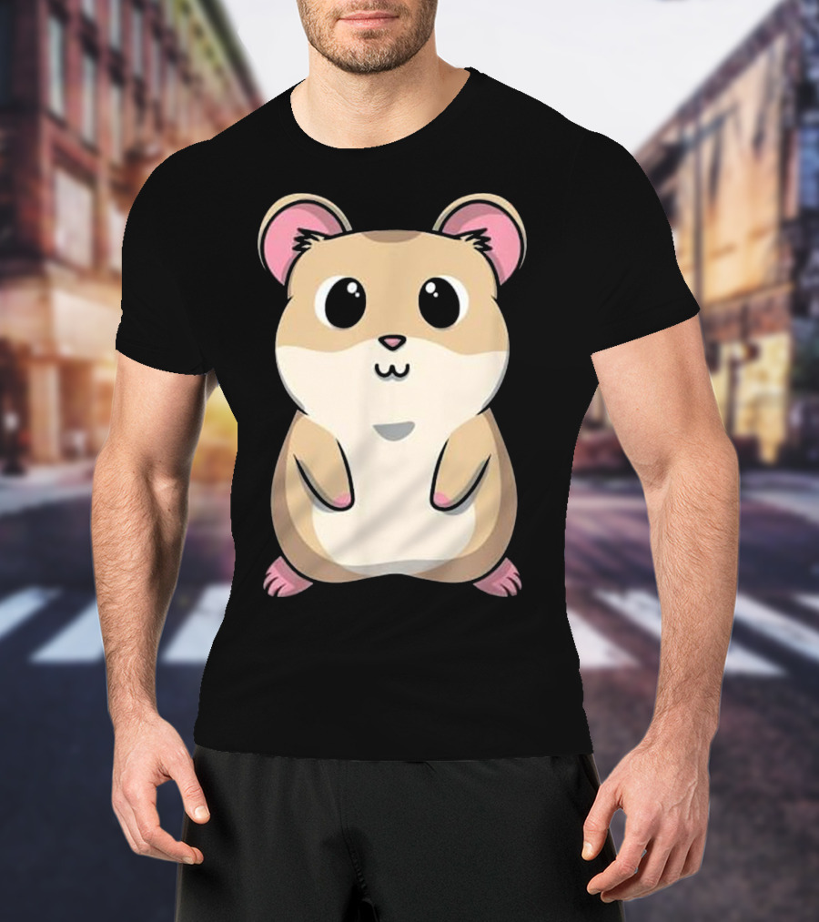 Baby Hamster Cute And Cuddly Rodent Pet Anim Kawaii T-Shirt