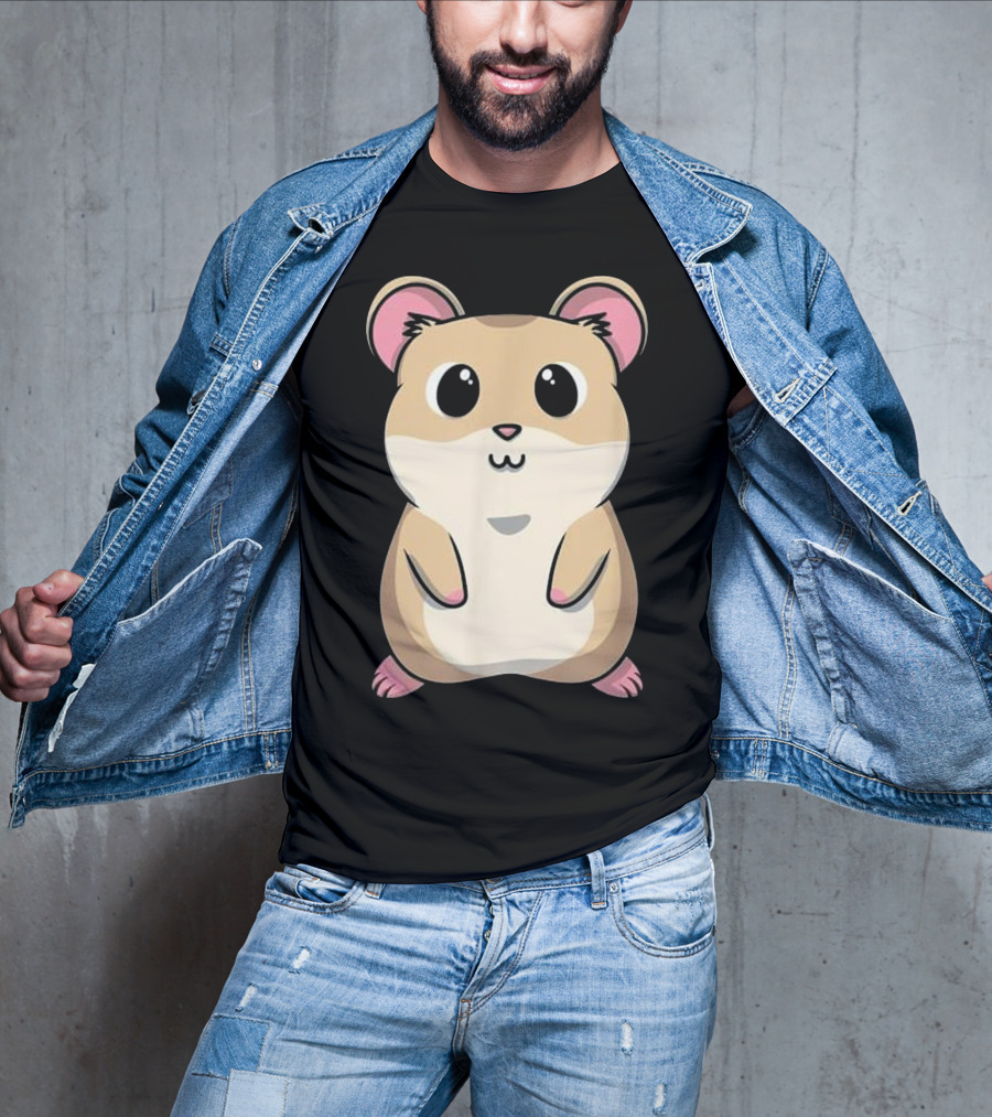 Baby Hamster Cute And Cuddly Rodent Pet Anim Kawaii T-Shirt
