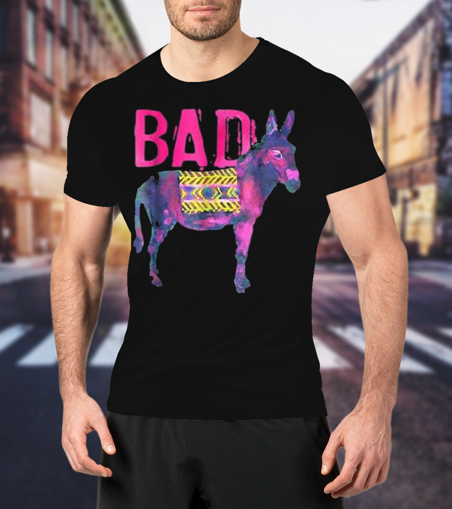 BAD Donkey Neon Abstract T-Shirt