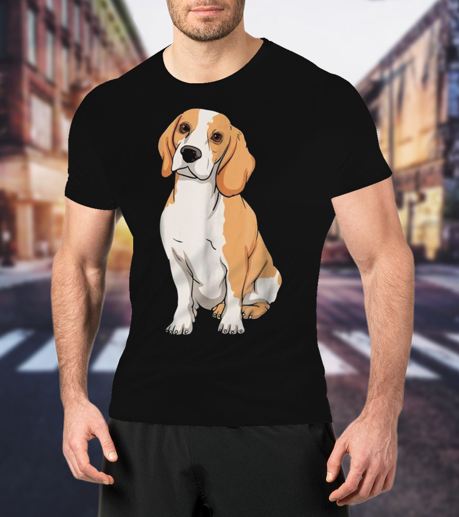 Beagle Funny For Cute Dog Lovers Cartoon T-Shirt
