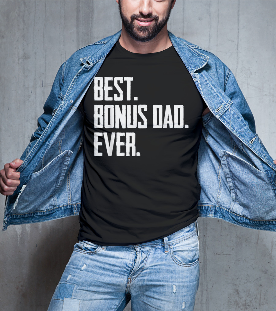 Best Bonus Dad Ever Funny Electrician T-Shirt