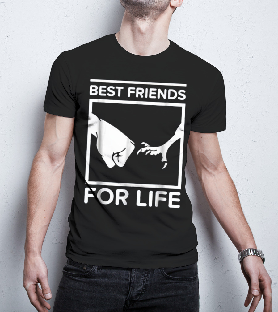 Best Friends For Life Bird Fist Bump T-Shirt