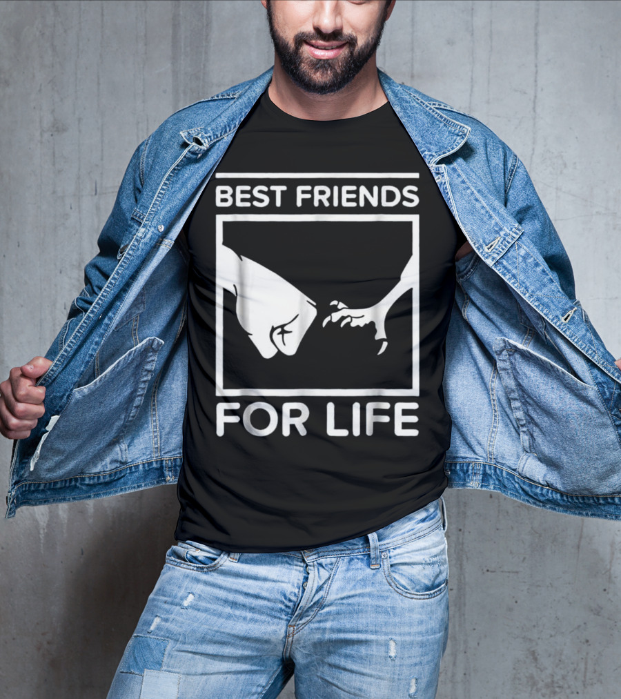 Best Friends For Life Bird Fist Bump T-Shirt